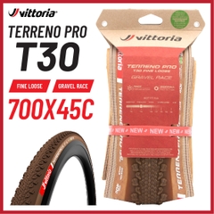 Vỏ Vittoria Terreno PRO T30 Fine Loose (Gai mịn) Gravel Race (VAT)