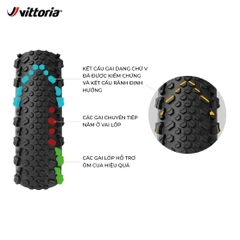 Vỏ Vittoria Terreno T50 Mixed 45-622 không hộp Gravel Endurance Full Đen G2.0 (VAT)