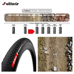 Vỏ Vittoria Terreno T50 Mixed 45-622 không hộp Gravel Endurance Full Đen G2.0 (VAT)