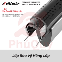 Vỏ Vittoria Terreno T50 Mixed TLR Gravel Endurance G2.0 (VAT)