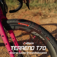 Vỏ Vittoria Terreno T70 Coarse Loose 45-622 Gravel Endurance Full Đen G2.0 (VAT)