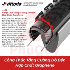 Vỏ Vittoria Terreno T70 Coarse Loose 45-622 Gravel Endurance Full Đen G2.0 (VAT)