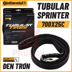 Vỏ 700x25c Tubular Bozo Continental Sprinter Đen Trơn