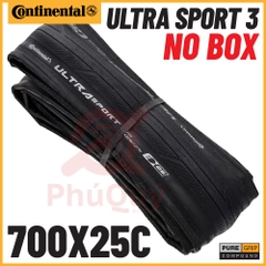 Vỏ Gấp 700x25c Continental Ultra Sport 3 Không Hộp Chữ Trắng