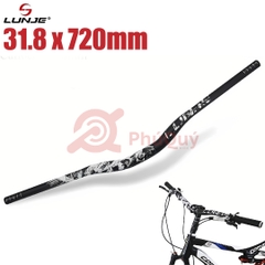 Ghi Đông Nhôm Ngang LUNJE 31.8 Dài 720mm