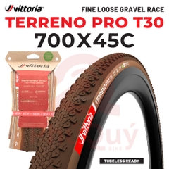 Vỏ Vittoria Terreno Pro T30 Fine Loose (Gai mịn) Gravel Race (VAT)