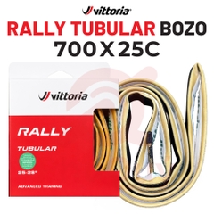 Vỏ Bozo Vittoria Tubular Rally 700x25c HÔNG VÀNG