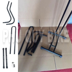 CHỐNG DỰNG L ĐEN XẾP GỌN CÓ MÓC TREO