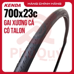 Vỏ Xe Đạp 700x23c KENDA Có Talon Gai Xương Cá