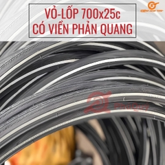 Vỏ 700x25c CHENG SHIN VN Có Viền Phản Quang