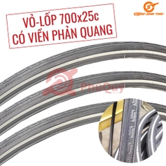 Vỏ 700x25c CHENG SHIN VN Có Viền Phản Quang