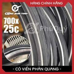 Vỏ 700x25c CHENG SHIN VN Có Viền Phản Quang