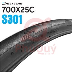 Vỏ xe đạp Deli 700x25C SA-301 gai tam giác (VAT)