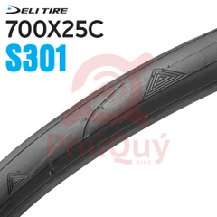 Vỏ xe đạp Deli 700x25C SA-301 gai tam giác (VAT)