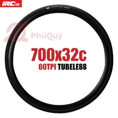 VỎ IRC 700x32c JETTY PLUS Kevlar Bead - Hông Đen Tubeless