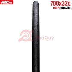VỎ IRC 700x32c JETTY PLUS Kevlar Bead - Hông Đen Tubeless