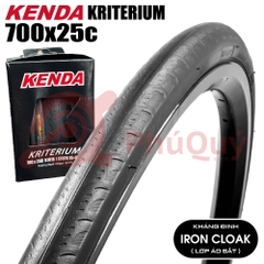 Vỏ KENDA Gấp 700x25 K1018 CÓ CHỐNG ĐINH