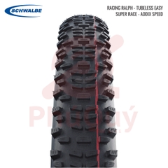 Vỏ SCHWALBE 29x2.25 RACING RALPH GẤP TUBELESS HÔNG NÂU