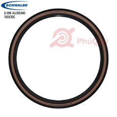 Vỏ SCHWALBE 700x35c G-One Allround TUBELESS Hông Nâu