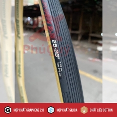 Vỏ Tubular viền vàng 700x25c Vittoria Corsa Control Graphene 2.0