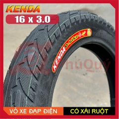Vỏ KENDA 16x3.0 Có Xài Ruột (76-305)