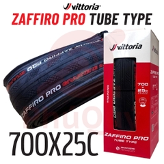 Vỏ Vittoria Zaffiro Pro V 700x25c có chống đinh HÔNG ĐEN