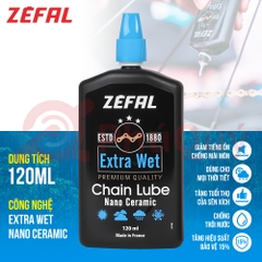 Dầu Sên ZEFAL Extra Wet 120ml (VAT)