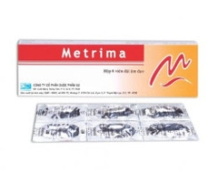METRIMA 100mg (Hộp 1 vỉ x 6 viên, T/180H)