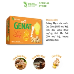Viên ngậm gừng GENAT  hộp 100  viên