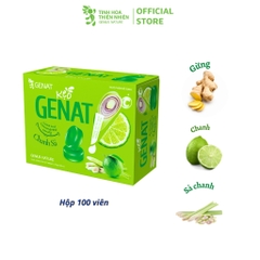 Viên ngậm chanh xả GENAT hộp 100 viên