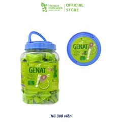 Viên ngâm chanh xả GENAT hũ 300 viên