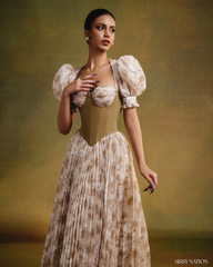Forbidden Corset Pleated dress - Floral