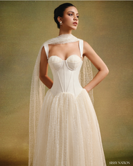 Moonlight Sonata Corset dress - Beige