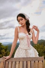 VIOLET CORSET TOP - SET