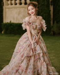 Peony D Gown dress - Floral