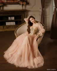 Royal Dream Corset Tulle Dress