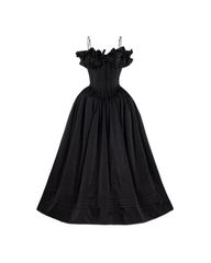 Tulip Corset dress - Black