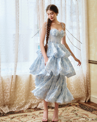 Our Melody Corset dress - Baby blue