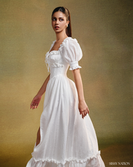 Miranda Corset dress - White