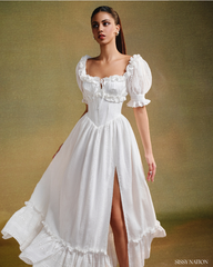 Miranda Corset dress - White