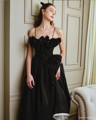 Tulip Corset dress - Black