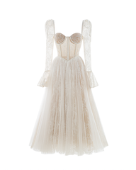 Clover Lacey Corset Midi dress