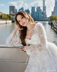 Clover Corset Mini dress - White