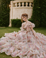 Peony D Gown dress - Floral