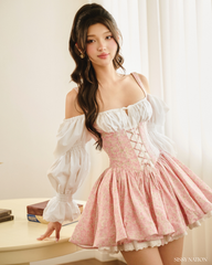 Dream A Little Dream Corset dress - Pink