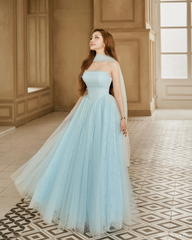 Amelia Corset dress - Pastel blue