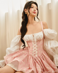 Dream A Little Dream Corset dress - Pink