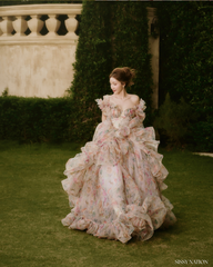 Peony D Gown dress - Floral