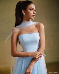 Amelia Corset dress - Pastel blue