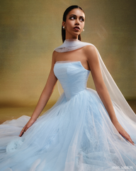 Amelia Corset dress - Pastel blue